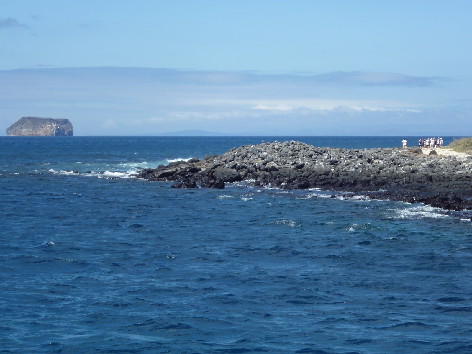 Professional photographer David Adam Kess took this photograph before going ashore to North Seymour Island in the Galapagos.
http://en.wikipedia.org/wiki/North_Seymour_Island | Galapagos Islands in Ecuador