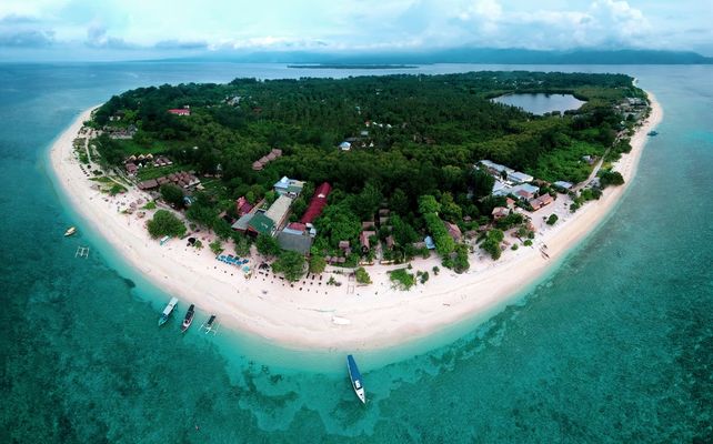 Image of Gili Meno in Indonesia