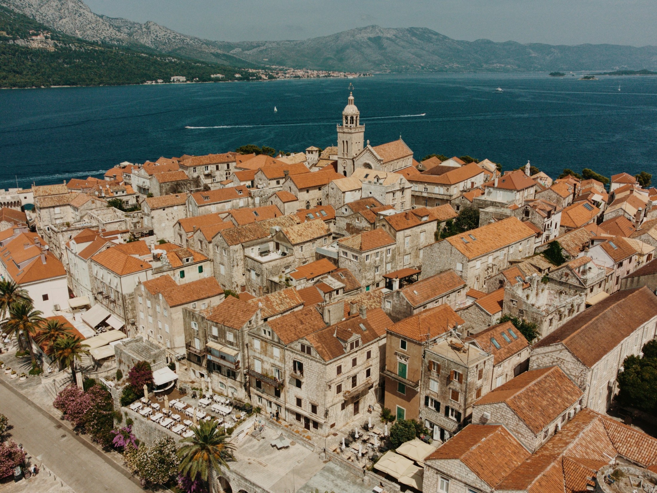 Bird perspective | Korčula in Croatia