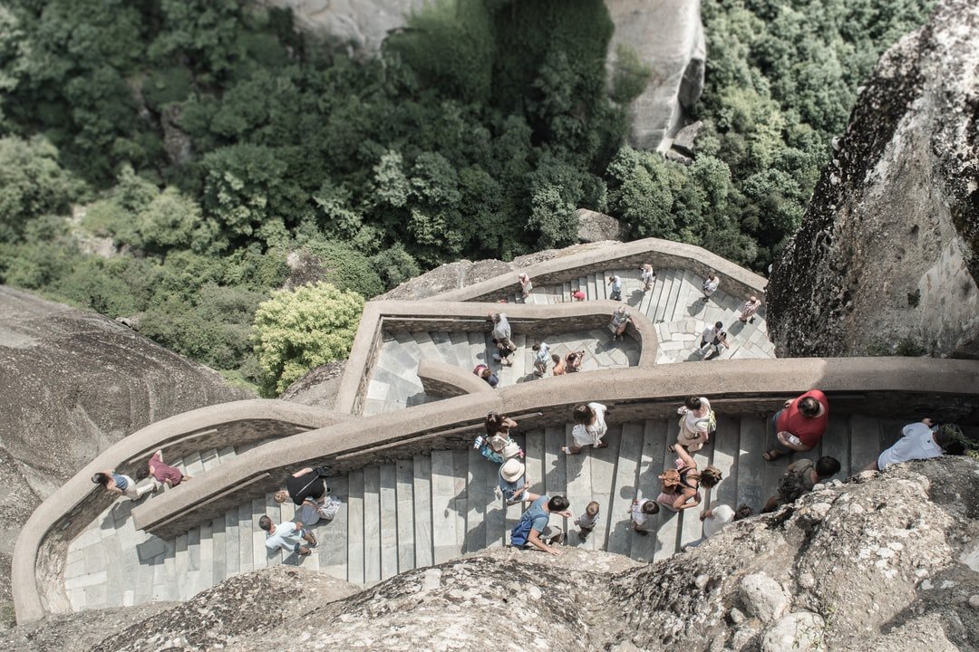 Stairs in Meteora | Meteora in Greece