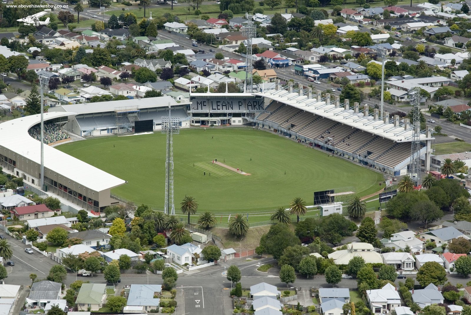 McLean Park is a sports ground in Napier, New Zealand. | Napier in New Zealand