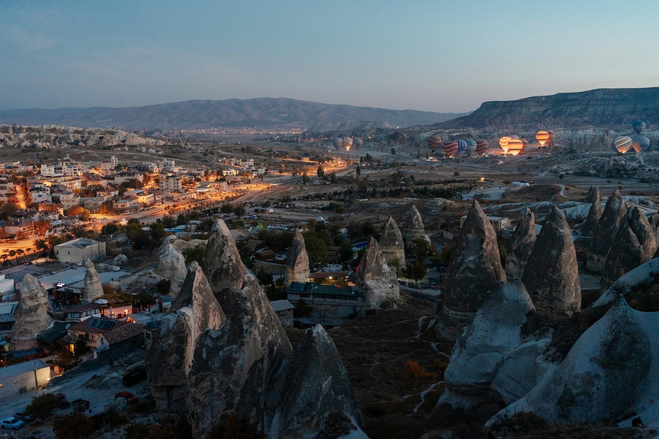 Cappadocia. Goreme, Nevsehir, Turkiye, November 2022. | Göreme National Park in Turkey