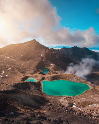 Image of Tongariro National Park in New Zealand