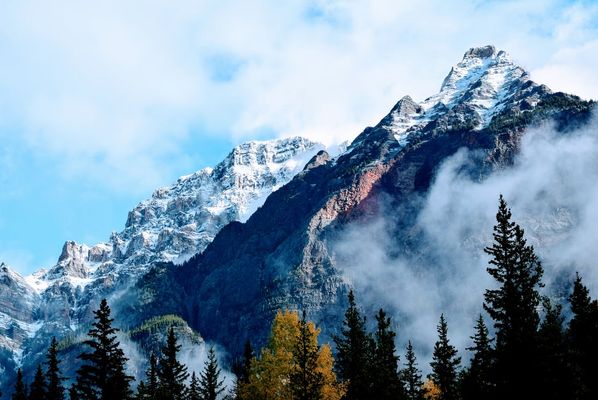 Snowy peaks in Jasper | Jasper National Park in Canada