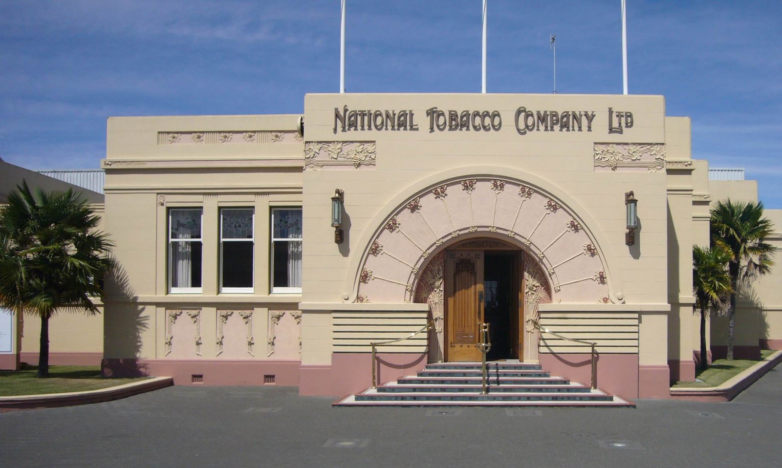 National Tobacco Company Ltd building in Napier, New Zealand. New Zealand Historic Places Trust Register number: 1170. | Napier in New Zealand