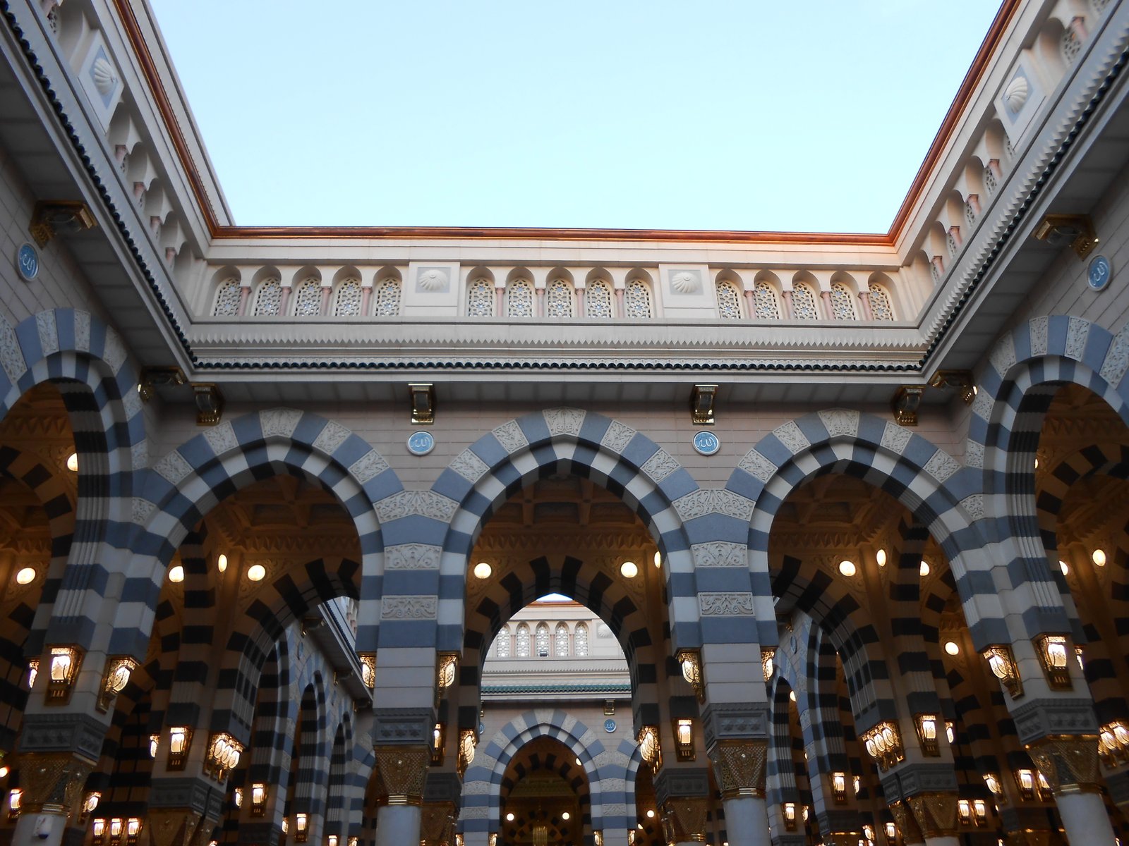 Inside Masjid.e.Nabavi | Medina in Saudi Arabia