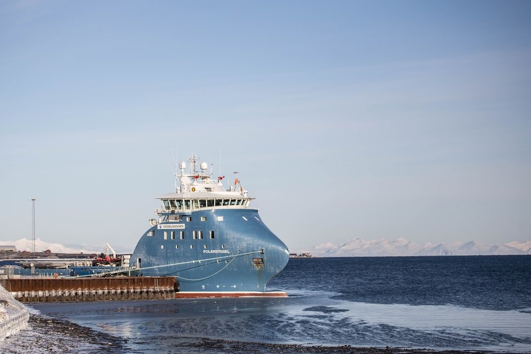 Polarsyssel docked in Longyearbyen | Longyearbyen in Norway