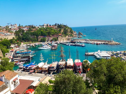 A view from Antalya Old Town Marina | Antalya in Turkey