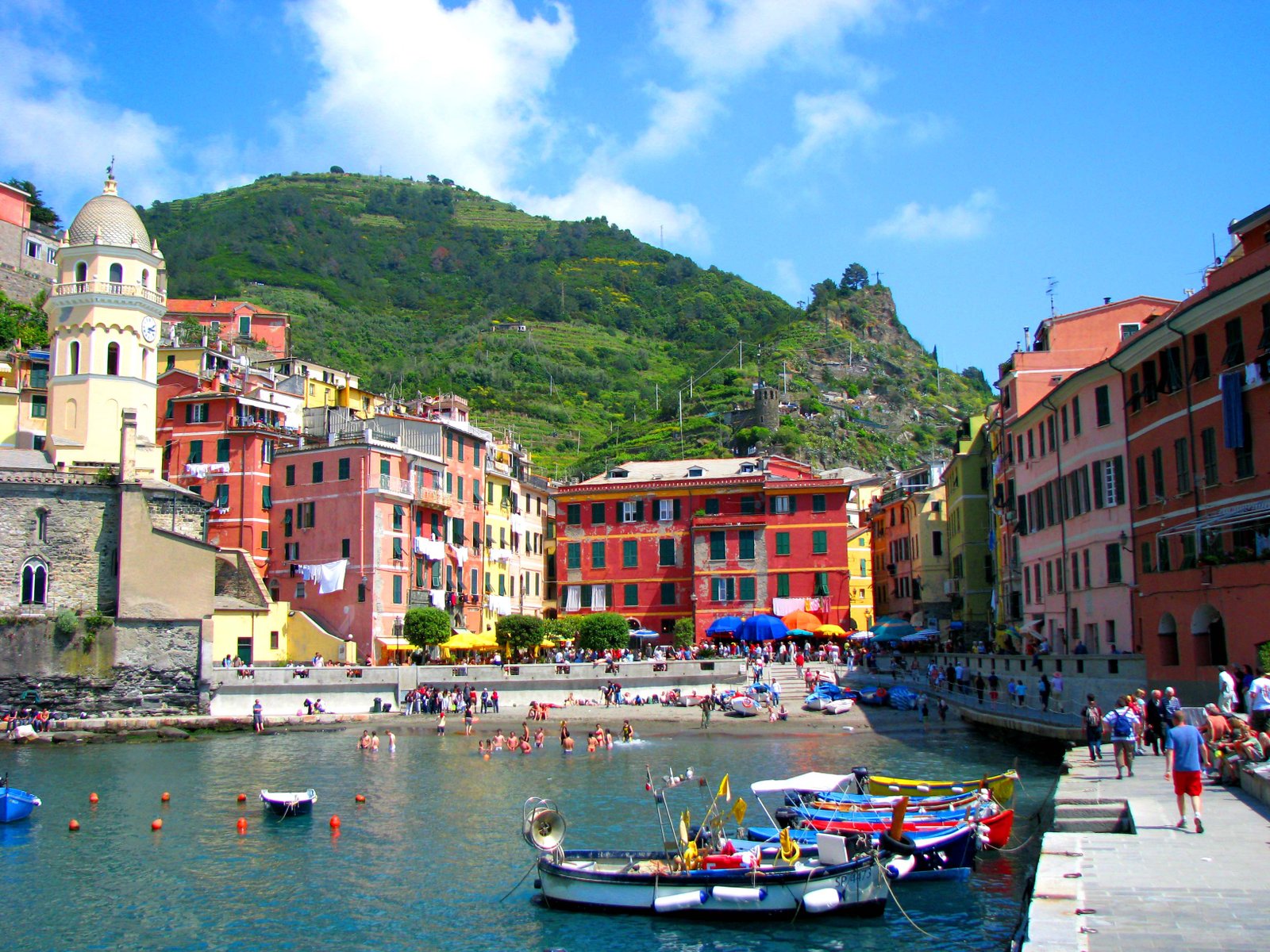 swimming in cinque terre | Cinque Terre in Italy