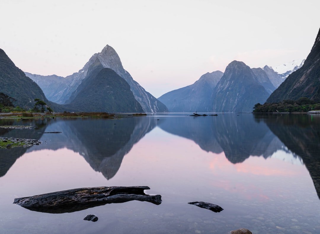First Light at Milford Sound | Milford Sound in New Zealand