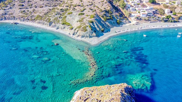 One of the best beaches of South Crete located east from kalous limenes in south Heraklion. What is fascinating is the cleanness of the area by the residents. | Heraklion in Greece