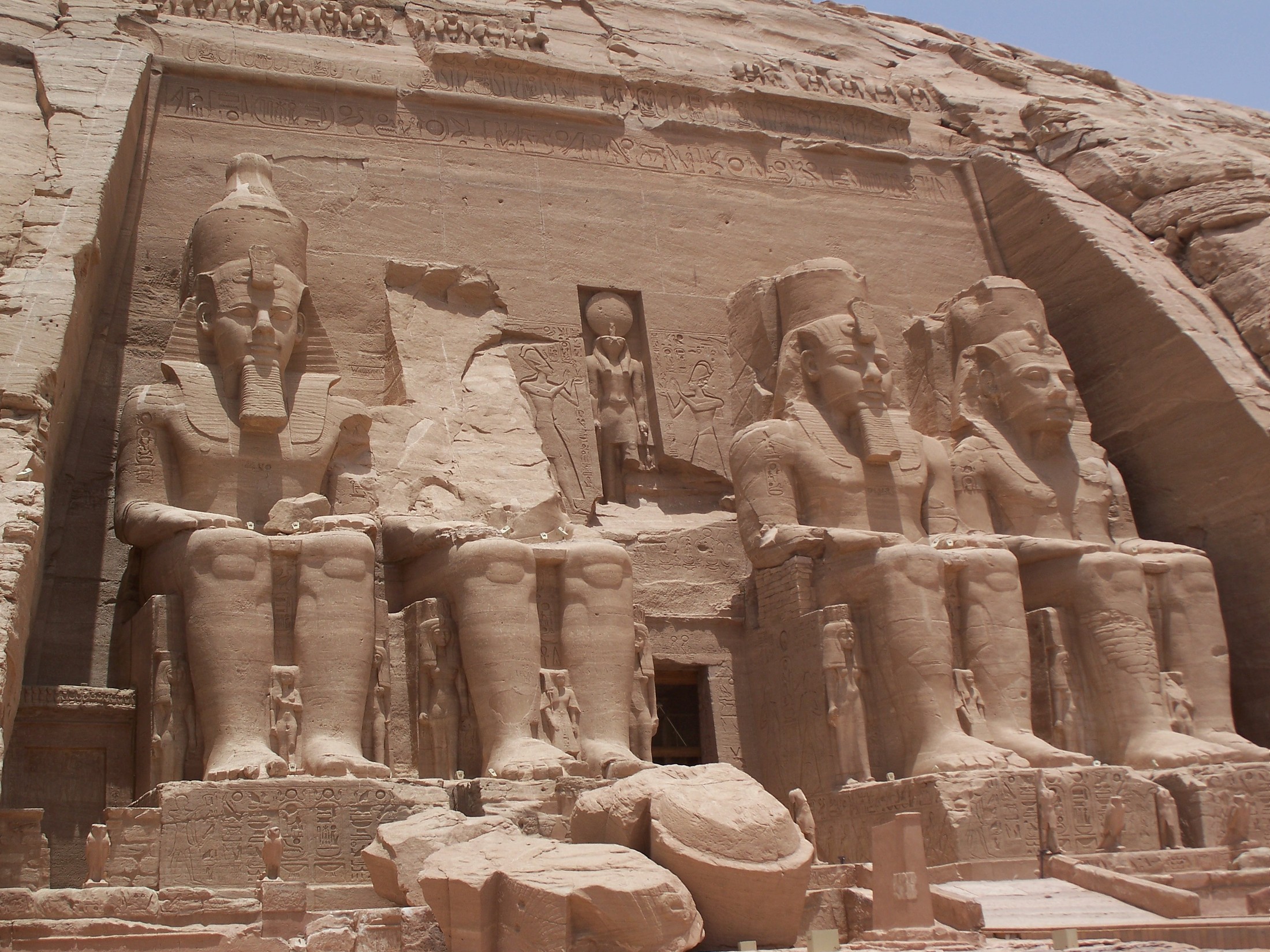 Abu Simbel Temple of Ramesses II. Taken by myself. May 30, 2007 | Abu Simbel in Egypt