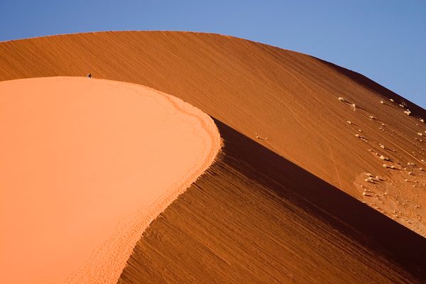Dunes in Sossusvlei region, Namib-Naukluft National Park, Namib Desert, Namibia. | Namib-Naukluft National Park in Namibia